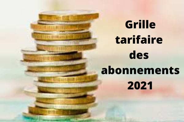 Grille tarifaire des abonnement PDF L'Opinion & Alalam PDF 2021